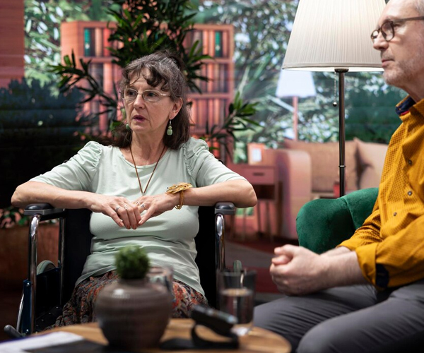 Person-centred mental health support from caring support workers